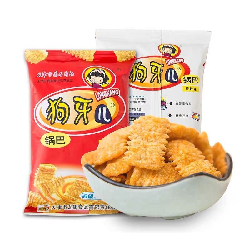 狗牙儿 锅巴 25g（烧烤味） - 华姐零食铺